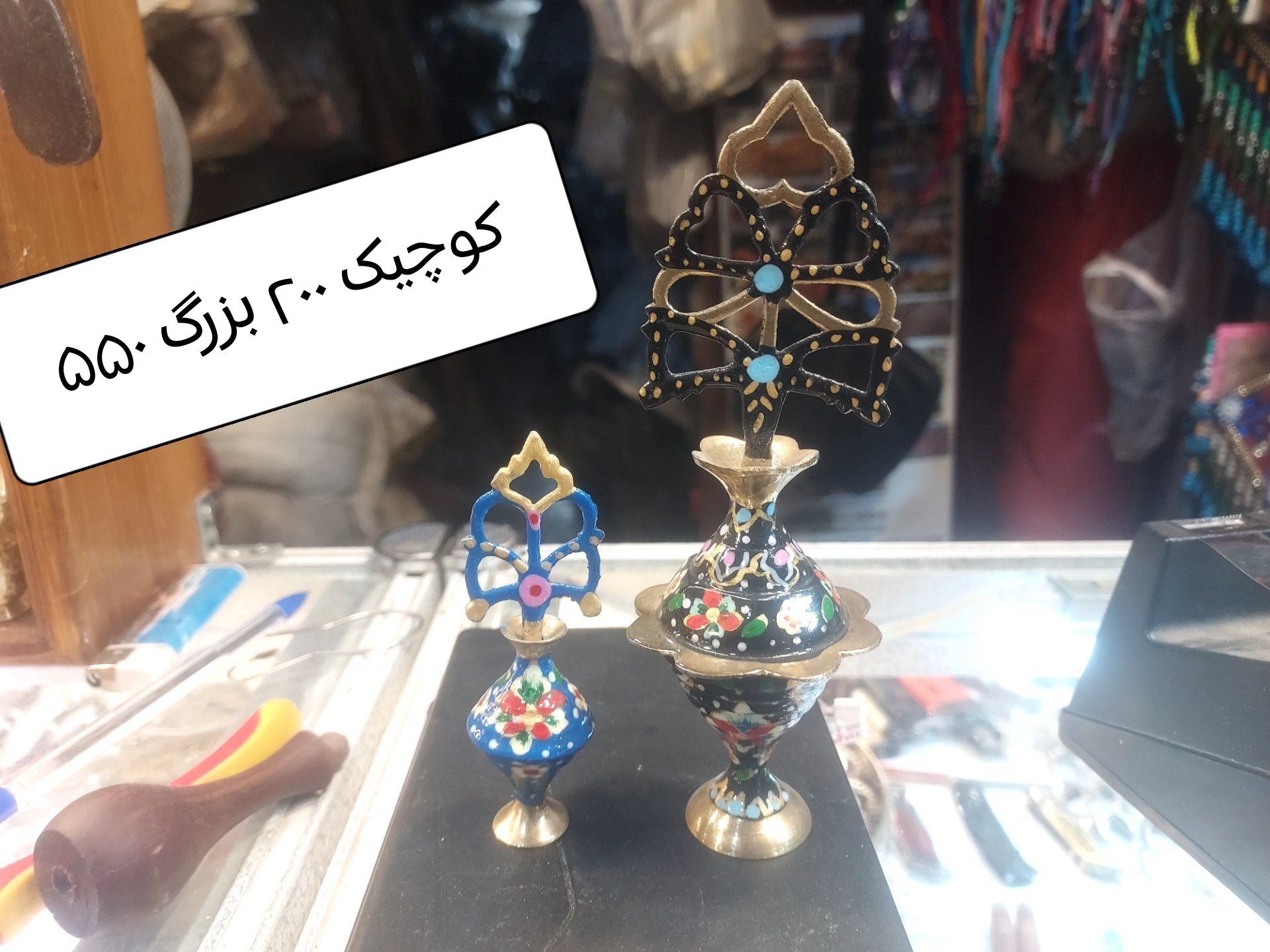 سرمه دان برنجی 8