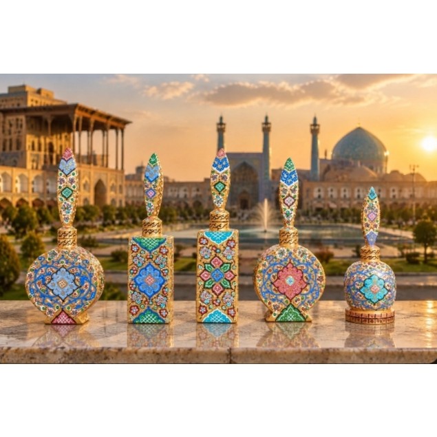 سرمه دان استخوانی تذهیب
